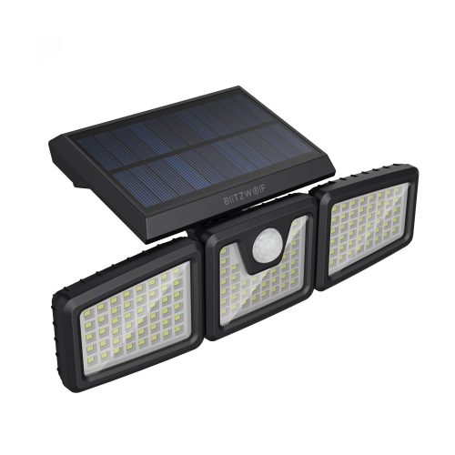 Outdoor Solar Lampe - Somoreal SM-OLT4 mit Bewegungsmelder, Kaltweiß (6500K) IP64 wasserdicht